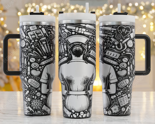 40oz tumbler laser engraving files for doctor 