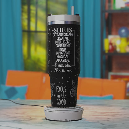 Mama affirmations 40oz tumbler engraving SVG design