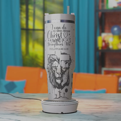 Lion Jesus SVG – Christian 40oz Tumbler Laser Engraving Design File