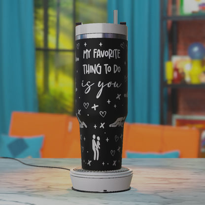 Valentine’s Day Laser Engraving SVG for 40oz Tumbler – Romantic Quote Couples Gift Design