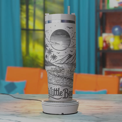 Salty Little Beach SVG – Funny 40oz Tumbler Laser Engraving Design File