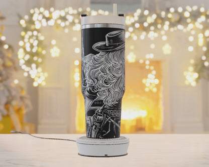 40oz Tumbler Wrap, Western Cowgirl Laser Engraving, Cowboy Girl Svg, 40oz Tumbler Laser Svg, Tumbler Wrap Designs