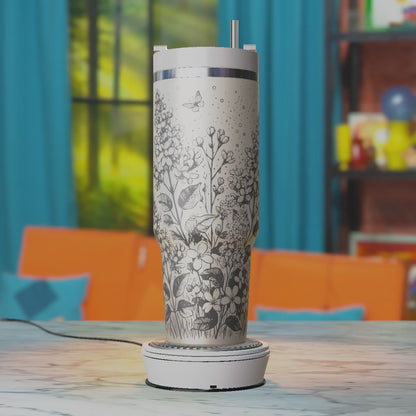 Flower Meadow Laser Design for Engraving Projects