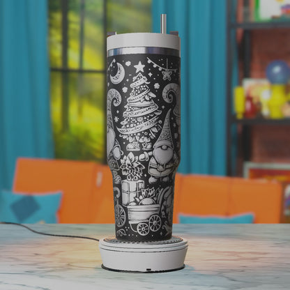 Northpole Laser Svg, Santa Laser Engraving Svg, 40oz Tumbler Laser Svg, 40oz Tumbler Wrap Designs, Glowforge Laser, Xtool Tumbler Wrap