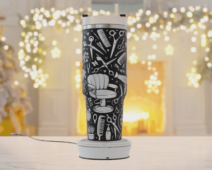 40oz Tumbler Wrap, Hair Dresser Svg Laser Engraved, Hair Dresser Svg, 40oz Tumbler Laser Svg, Tumbler Wrap Designs