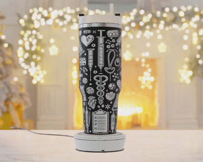 40oz Tumbler Wrap, Medical Svg Laser Engraved, Nurse Svg, 40oz Tumbler Laser Svg, Tumbler Wrap Designs